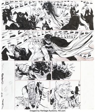 Paul Pope Batman: Year 100 #3 Story Page 18 Original Art (DC, 2006)