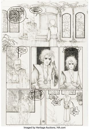 Michael Zulli Sandman #70 Story Page 20 Original Art (DC/Vertigo, 1995)