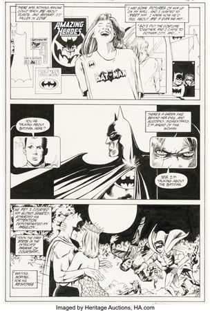 Mark Buckingham Secret Origins #36 Poison Ivy Story Page 8 Original Art (DC, 1989)