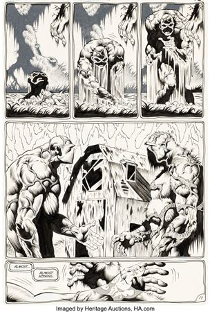Shawn McManus The Saga of Swamp Thing #28 Story Page 17 Original Art (DC, 1984) by Shawn McManus - Auction record, sale price, and art valuation. Compare with similar artists and explore comparable artworks.
