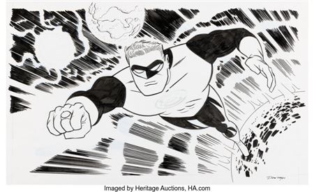 Darwyn Cooke Green Lantern #37 Variant Cover Original Art (DC, 2015)