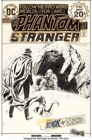 Luis Dominguez The Phantom Stranger #31 Cover Original Art (DC, 1974)