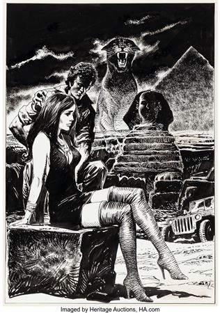 José Ortiz Vampirella #96 Pantha Splash Page 1 Original Art (Warren, 1981) by Jose Ortiz - Auction record, sale price, and art valuation. Compare with similar artists and explore comparable artworks.