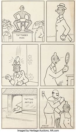 Ernie Bushmiller Judge Complete 1-Page Story Original Art (Judge Publications, 1931) by Ernie (Ernest Paul) Bushmiller - Auction record, sale price, and art valuation. Compare with similar artists and explore comparable artworks.