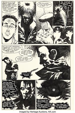 Kelley Jones and Malcolm Jones III Sandman #17 Story Page 17 Original Art (DC, 1990)