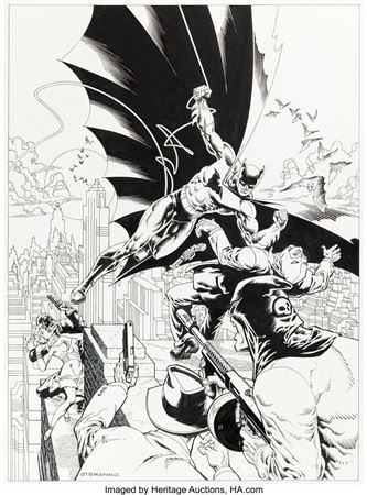 Jim Steranko Detective Comics #33 Variant Cover Original Art (DC, 2014)