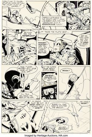 Dave Stevens The Rocketeer Special Edition #1 Story Page 10 Original Art (Eclipse, 1984)