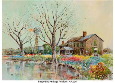 Reminiscences of DeWitt County by Edward Schiwetz - Auction record, sale price, and art valuation. Compare with similar artists and explore comparable artworks.