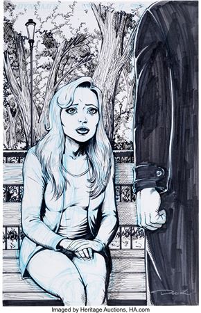 Darick Robertson The Boys #47 Cover and Preliminary Original Art Group of 2 (Dynamite Entertainment, 2010)