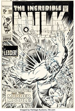 Herb Trimpe The Incredible Hulk #123 Cover Original Art (Marvel, 1970) by Herb William (Herbert) Trimpe - Auction record, sale price, and art valuation. Compare with similar artists and explore comparable artworks.