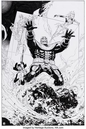 Jim Cheung and Mark Morales Infinity #6 Splash Page 38 Original Art (Marvel, 2013) by Jimmy Cheung - Auction record, sale price, and art valuation. Compare with similar artists and explore comparable artworks.