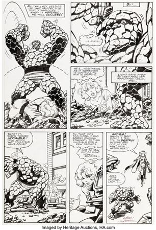 Kerry Gammill and John Byrne Fantastic Four #266 Story Page 16 Original Art (Marvel, 1984)