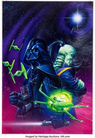 Star Wars: Shadows of the Empire Special Cover Original Art (Dark Horse/Kenner, 1996)