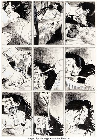 Eddie Campbell From Hell #7 Story Page 4 Original Art (Mad Love Publishing, 1991)