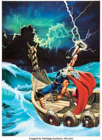 Joe Jusko Bizarre Adventures #32 Cover Painting Original Art (Marvel, 1982)