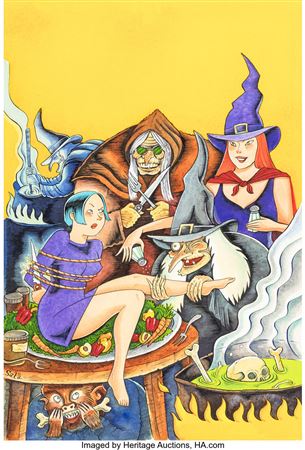 Evil Eye #3 Cover Preliminary Original Art (Fantagraphics, 1999) by Richard Sala - Auction record, sale price, and art valuation. Compare with similar artists and explore comparable artworks.