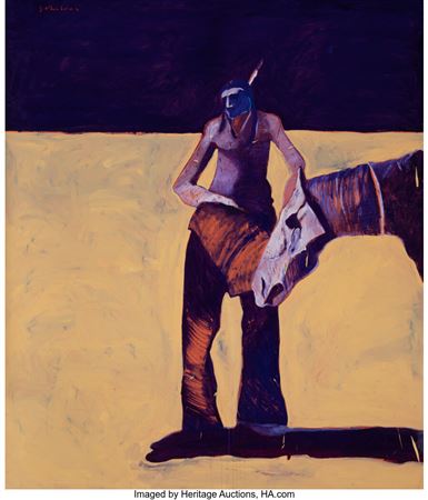 American Portrait with Horse