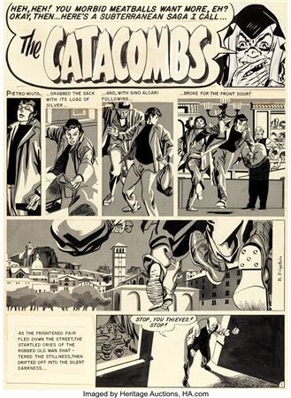 Bernard Krigstein Vault of Horror #38 Complete 6-Page Story Original Art (EC, 1954) by Bernie (Bernard) Krigstein - Auction record, sale price, and art valuation. Compare with similar artists and explore comparable artworks.
