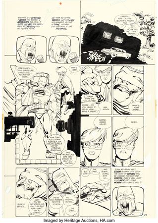 Frank Miller and Klaus Janson Batman: The Dark Knight Returns #2 Dark Knight Triumphant Story Page 29 Original Art (DC, 1986)