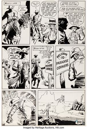 Tony DeZuñiga All-Star Western #10 Jonah Hex Story Page 16 Original Art (DC, 1972) by Tony DeZuniga - Auction record, sale price, and art valuation. Compare with similar artists and explore comparable artworks.