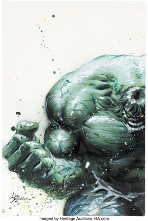 Mike Deodato Jr. Incredible Hulk #67 Cover Original Art (Marvel, 2004)