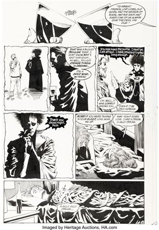 Kelley Jones and Malcolm Jones III Sandman #22 Story Page 18 Original Art (DC/Vertigo, 1991)