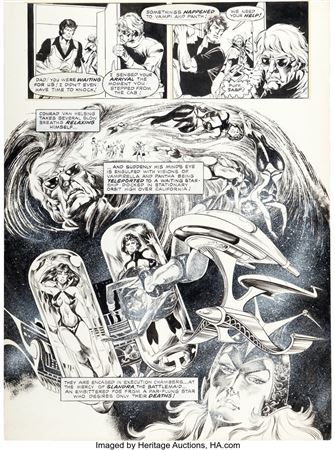 Pablo Marcos Vampirella #80 Story Page 7 Original Art (Warren, 1979)
