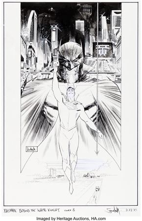 Sean Gordon Murphy Batman: Beyond the White Knight #8 Variant Cover Original Art (DC, 2023)