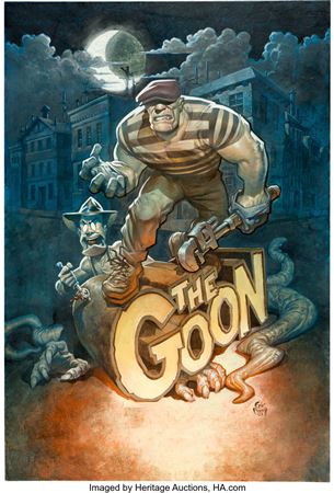 Eric Powell The Goon: Them That Don't Stay Dead #1 Cover Original Art (Dark Horse, 2024)