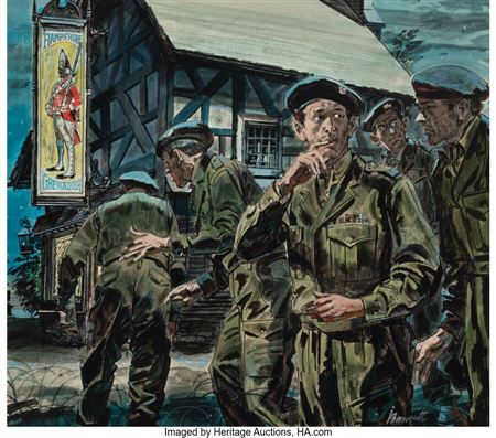 British Soldiers at Pub