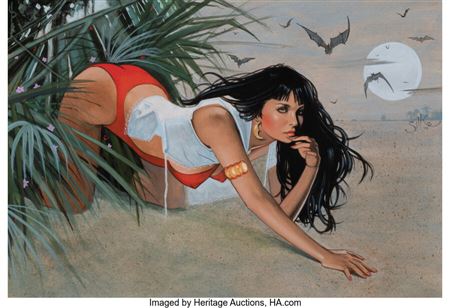 Vampirella in the Sand