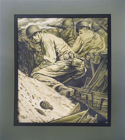 Grenade Surprising Soldiers