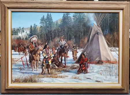 Native American Midwestern Landscape Atsina Council