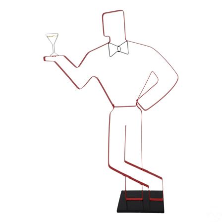 Postmodern Butler Art Sculpture by David Langley - Auction record, sale price, and art valuation. Compare with similar artists and explore comparable artworks.