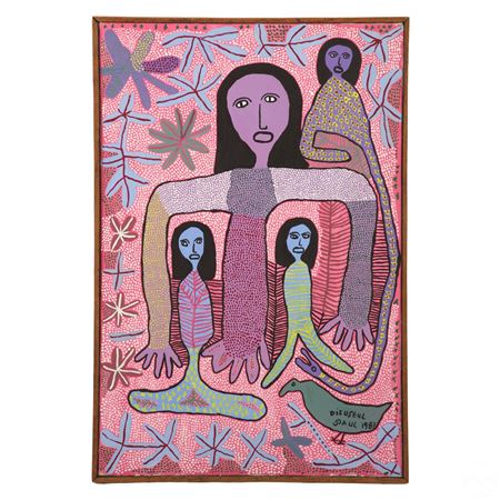 Quartet of Abstract Figures