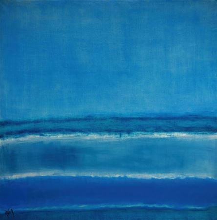 Abstract composition in blue by Gaston Gale - Auction record, sale price, and art valuation. Compare with similar artists and explore comparable artworks.