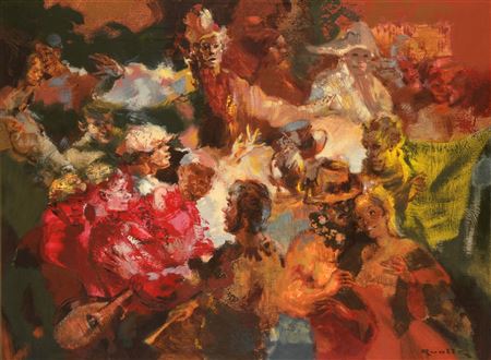 The Irruption of Models by Lucien Roulle - Auction record, sale price, and art valuation. Compare with similar artists and explore comparable artworks.