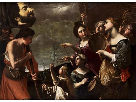 DAVID RETURNING WITH THE HEAD OF GOLIATH, CA. 1610