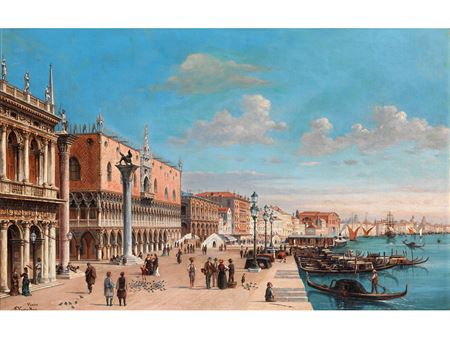 VENICE, VIEW OF ST MARK´S BASIN WITH RIVA DEGLI SCHIAVONI