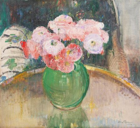 The Green Vase by Alice Ronner - Auction record, sale price, and art valuation. Compare with similar artists and explore comparable artworks.