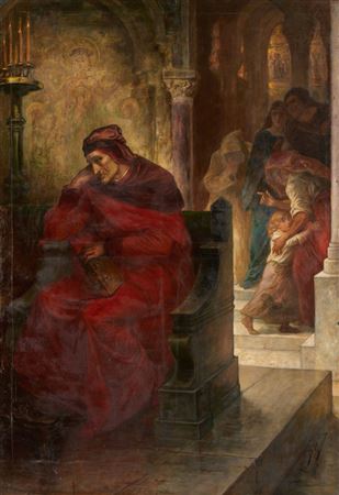 "Dante in exile at Ravenna"