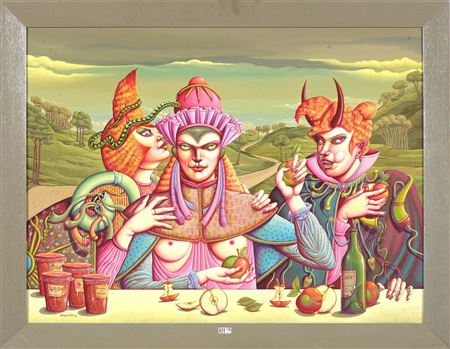 "Pommes d’amour". by Denyse Willem - Auction record, sale price, and art valuation. Compare with similar artists and explore comparable artworks.
