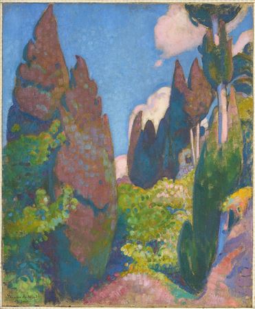 "Les cyprès"