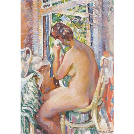 Young Woman in a Bay Window