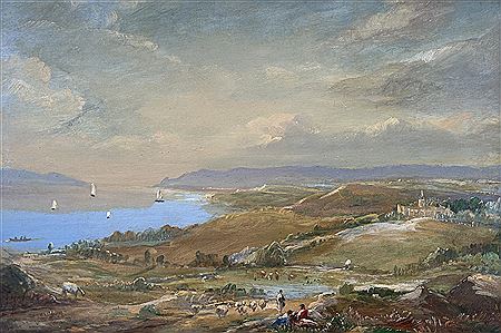 VIEW FROM ONE TREE HILL OVER THE MANUKAU HARBOUR by Albin Martin - Auction record, sale price, and art valuation. Compare with similar artists and explore comparable artworks.