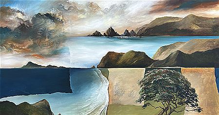 AOTEAROA - CENTRAL HEADLANDS by Brian C Strong - Auction record, sale price, and art valuation. Compare with similar artists and explore comparable artworks.