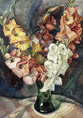 GLADIOLUS, STILL-LIFE