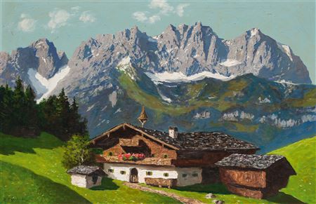 TYROLEAN FARMHOUSE AND WILDER KAISER