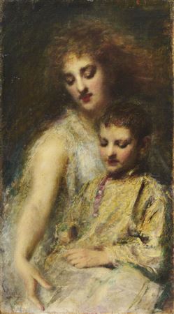 "Princess Ada Troubetzkoy with her son Gigi"
