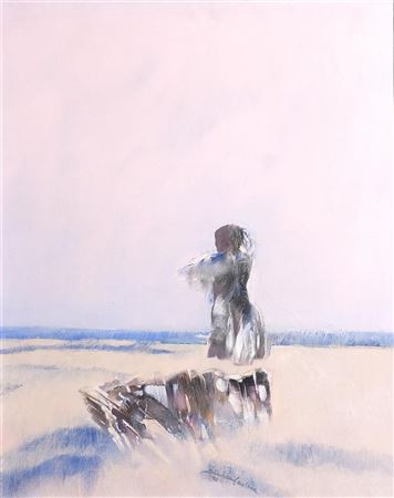 Landscape with figure
